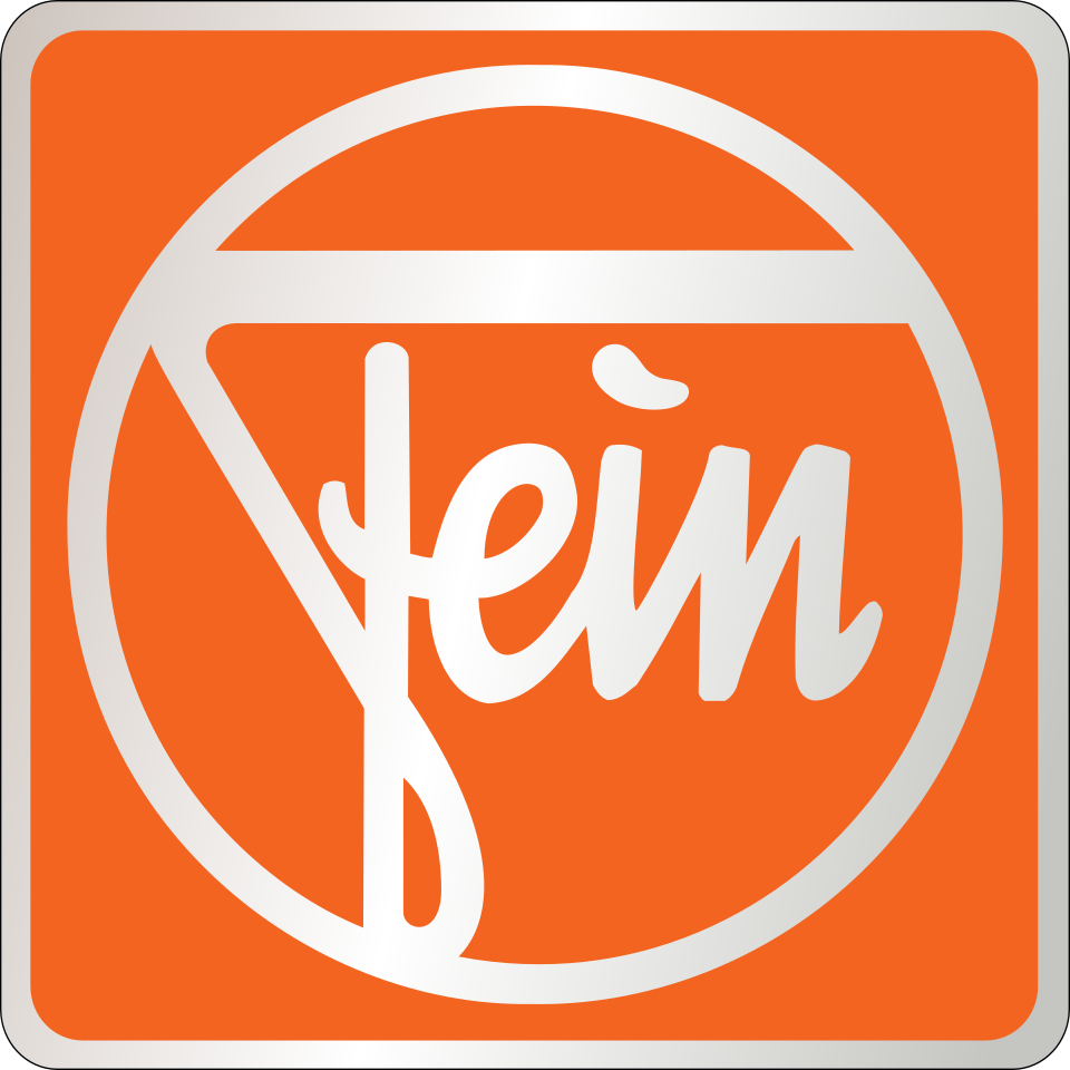 Logo der Firma FEIN orange grau