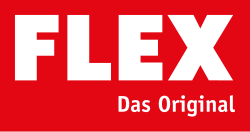 Logo der Firma FLEX rot weiß