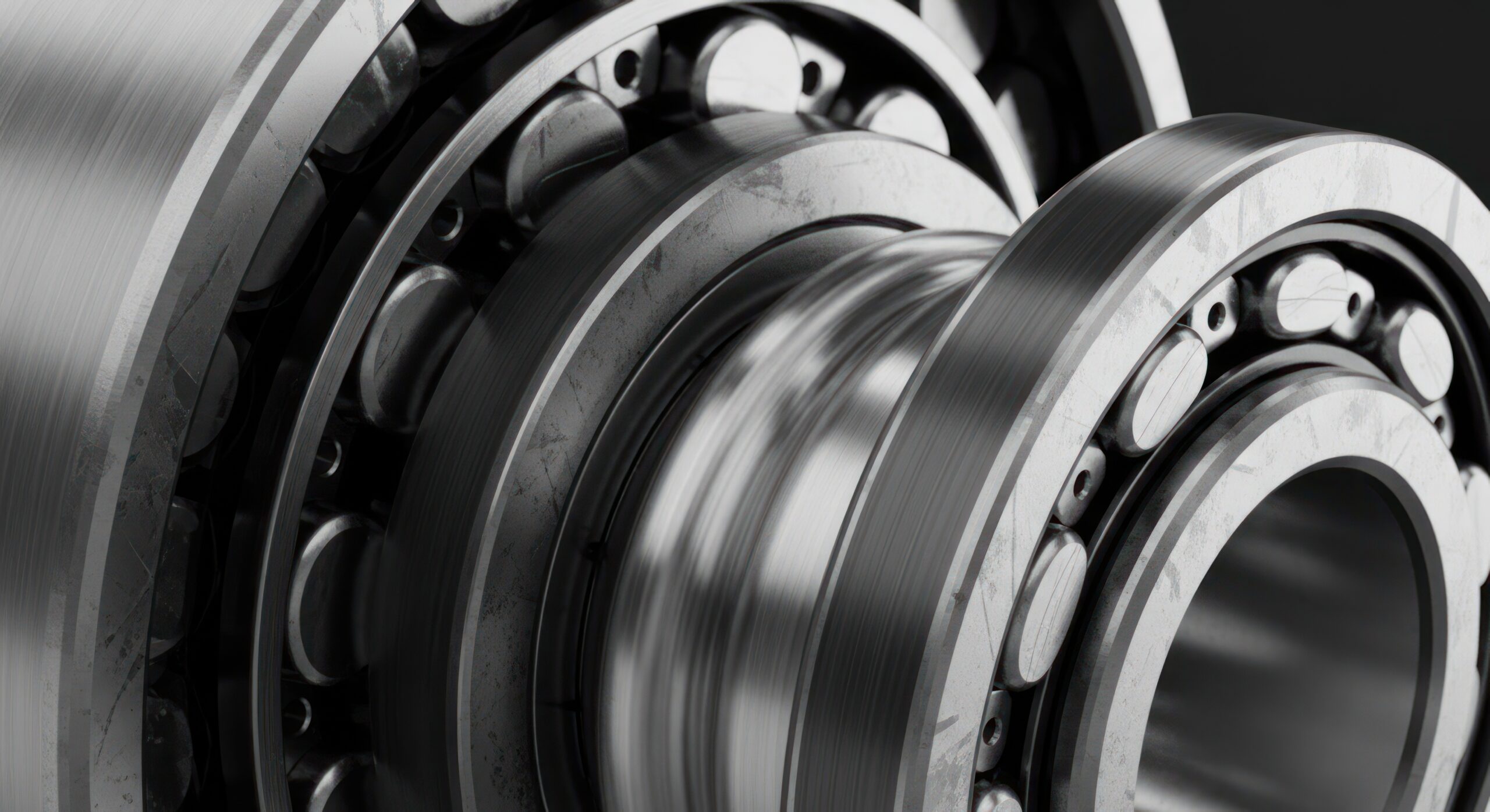 Präzisions-Rollenlager für industrielle Antriebs- und Maschinensysteme silber